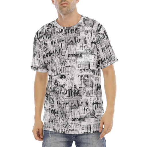 Vintage Newspaper Men's T-Shirt