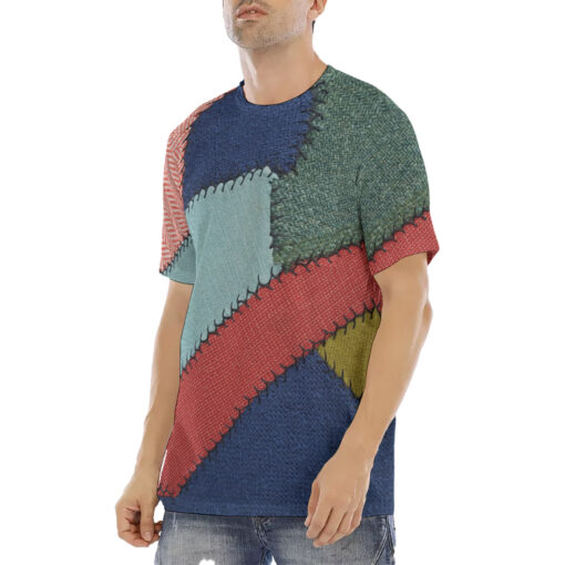 Patchwork Men's T-Shirt - Image 2