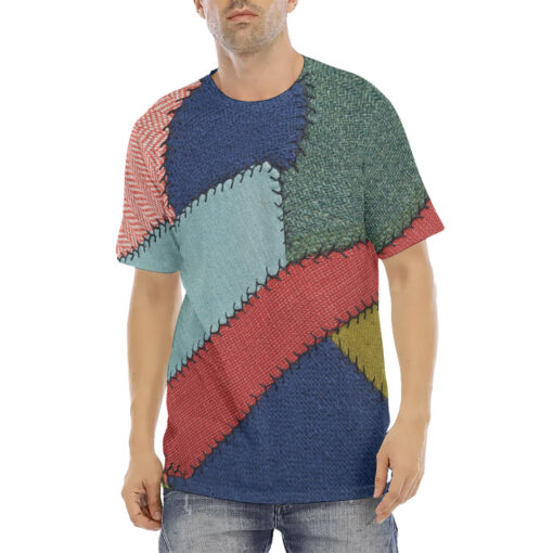 Patchwork Men's T-Shirt