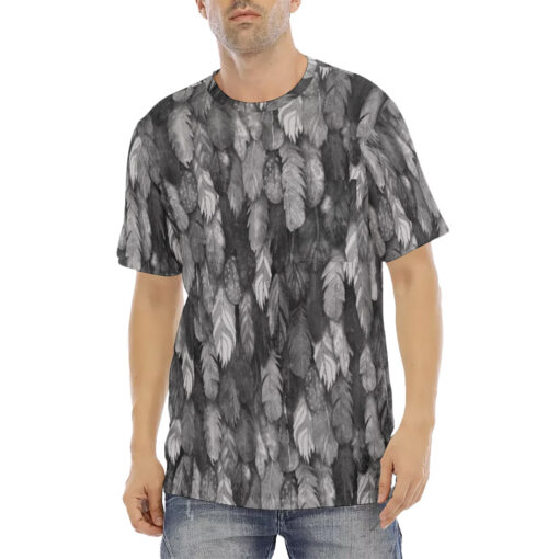 Black Feathers Plumage Men's T-Shirt