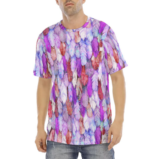 Colorful Feathers Plumage Men's T-Shirt