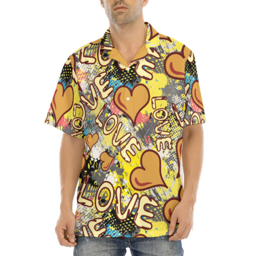 Grunge Love Graffiti Hawaiian Shirt