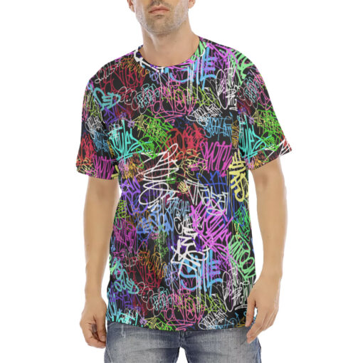 Colorful Graffiti Men's T-Shirt