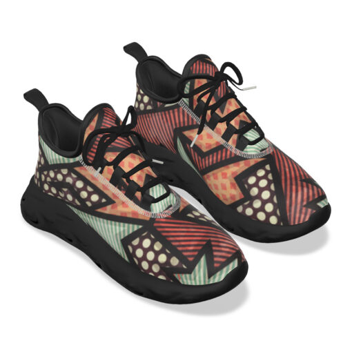 Cloth Geometric Grunge Sports Shoes - Image 5