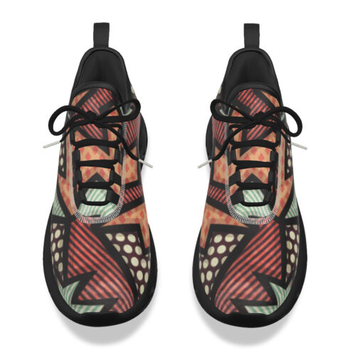 Cloth Geometric Grunge Sports Shoes - Image 4