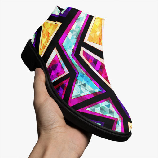 Diamond Geometric Fashion Boots - Image 3