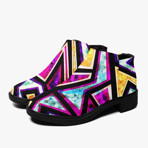 Diamond Geometric Fashion Boots - Image 5