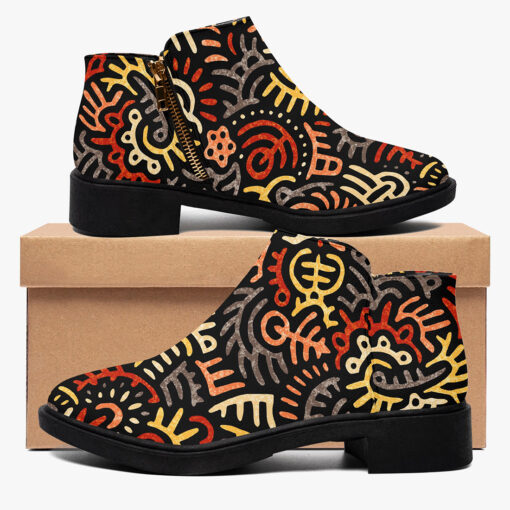 Ethnic African Tribal Fashion Boots - Image 2