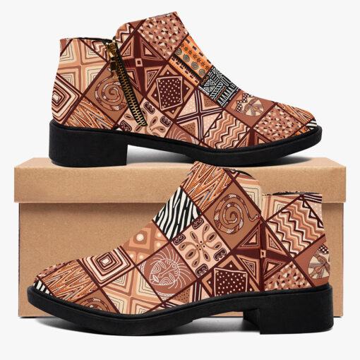 Ethnic Patchwork African Fashion Boots - Image 2