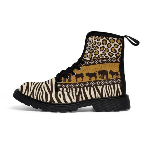 African Style Canvas Boots - Image 2