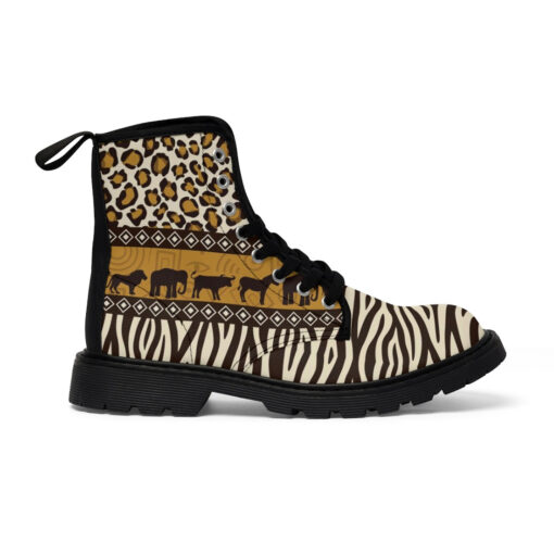 African Style Canvas Boots - Image 3