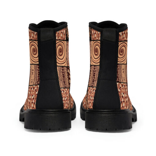 Ethnic Patchwork African Style Canvas Boots - Image 5