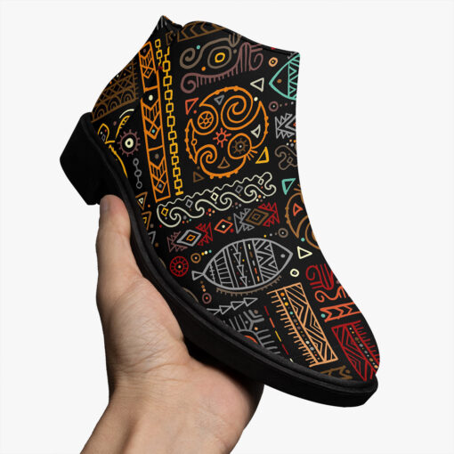 Ethnic Polynesian Ornament Fashion Boots - Image 3