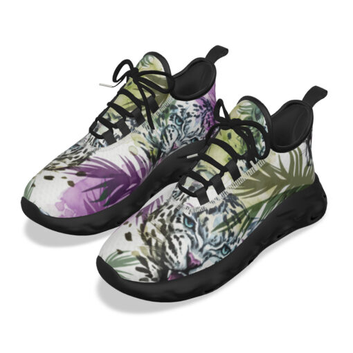 Leopards Exotic Tropical Leaves Sports Shoes - Image 7