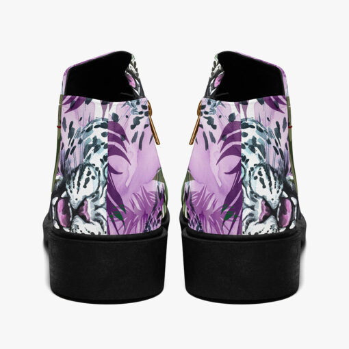 Leopards Exotic Tropical Leaves Fashion Boots - Image 6