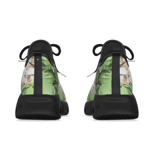 Rhinoceros Exotic Tropical Leaves Sports Shoes - Image 8