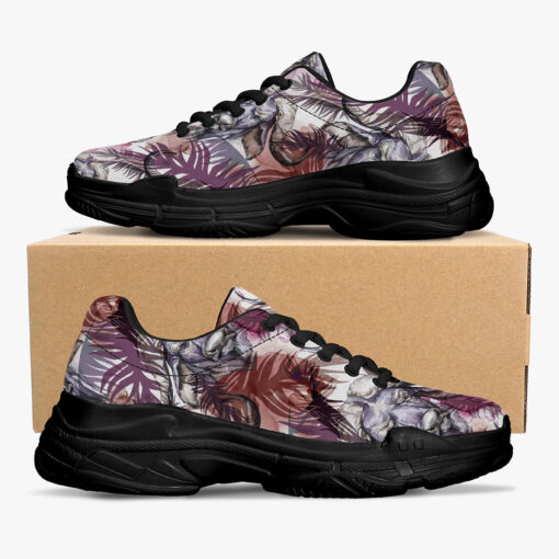 Buffaloes Exotic Tropical Leaves Running Shoes