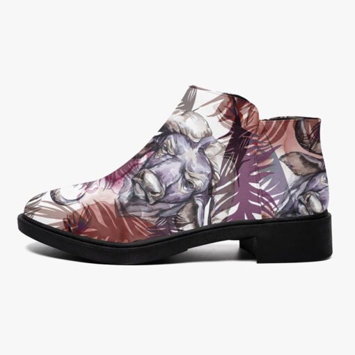 Buffaloes Exotic Tropical Leaves Fashion Boots - Image 4