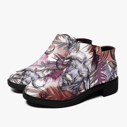 Buffaloes Exotic Tropical Leaves Fashion Boots - Image 5