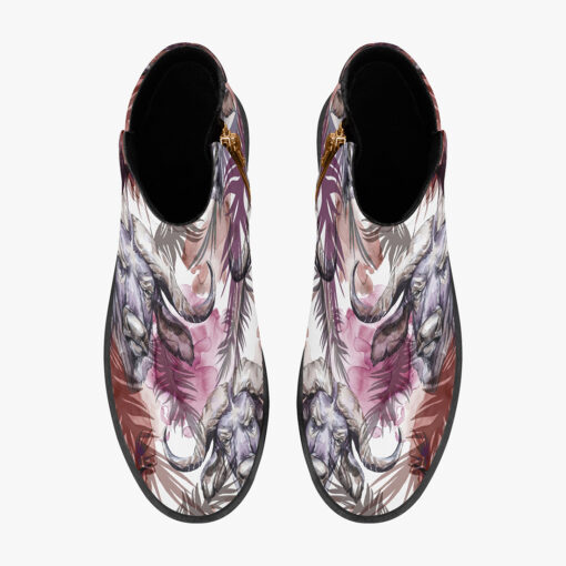 Buffaloes Exotic Tropical Leaves Fashion Boots - Image 7