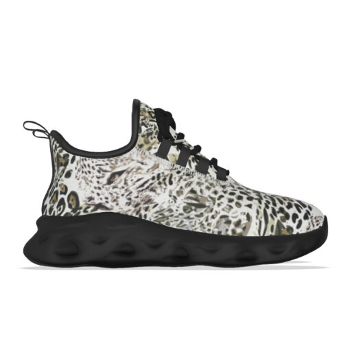 Safari Dreams Grunge Leopard Sports Shoes - Image 6