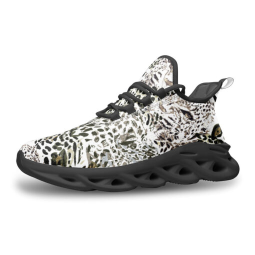 Safari Dreams Grunge Leopard Sports Shoes