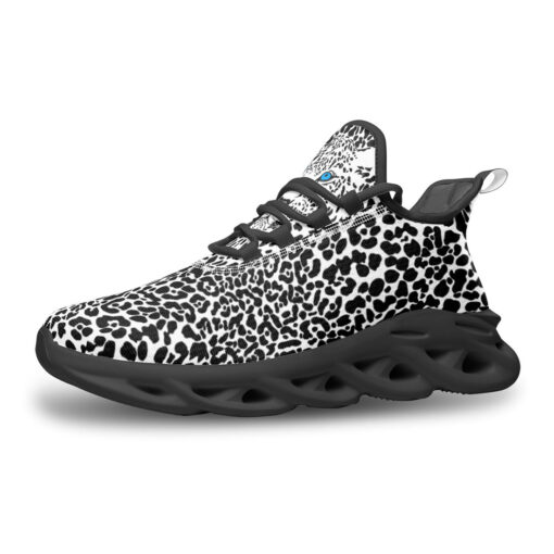 Leopard Art Background Sports Shoes