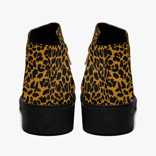 Leopard Art Background Fashion Boots - Image 6