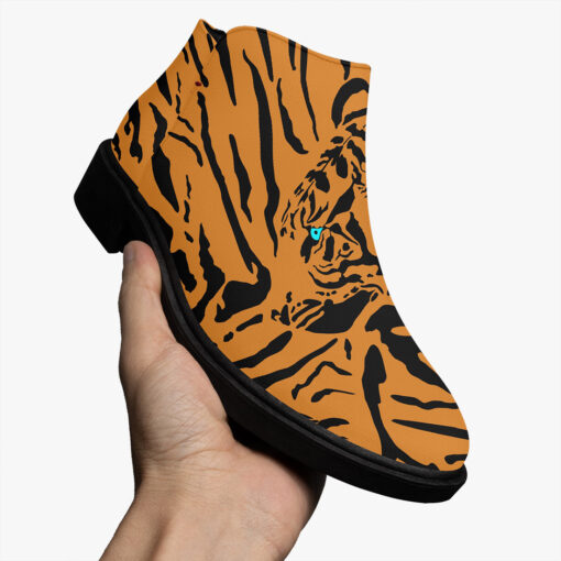 Tiger Art Background Fashion Boots - Image 3