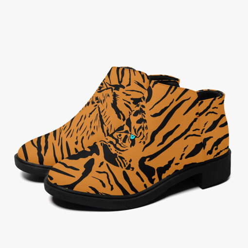 Tiger Art Background Fashion Boots - Image 5