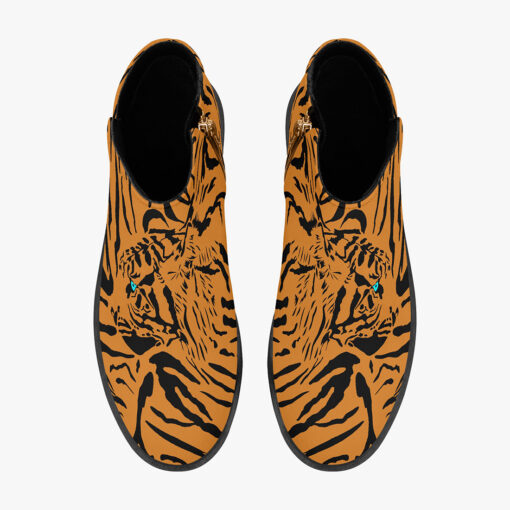 Tiger Art Background Fashion Boots - Image 7