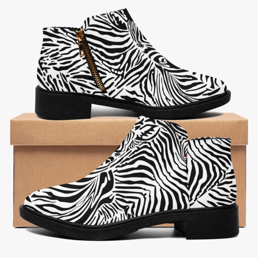 Zebra Art Fashion Boots - Image 2