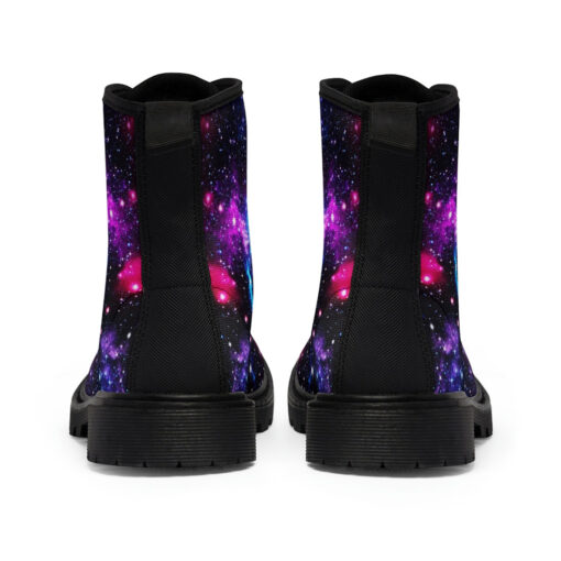 Colorful Deep Space Canvas Boots - Image 5