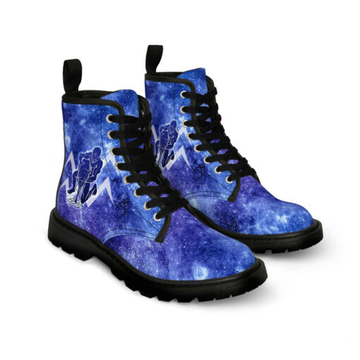 Aquarius Astrological Zodiac Sign Canvas Boots