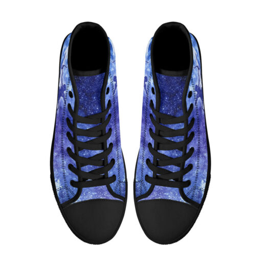 Sagittarius Astrological Zodiac Sign High-Top Canvas Shoes - Image 3