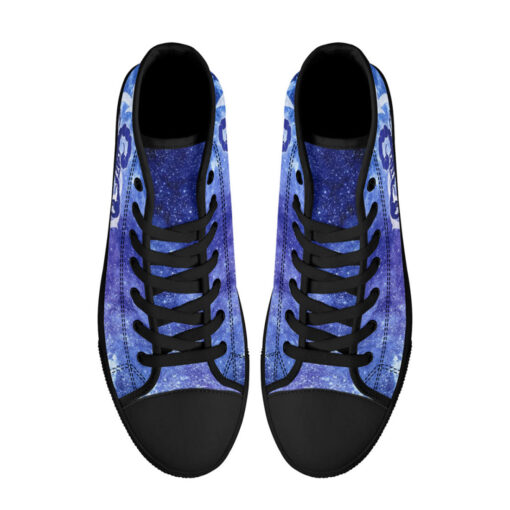 Scorpio Astrological Zodiac Sign High-Top Canvas Shoes - Image 3