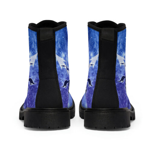 Scorpio Astrological Zodiac Sign Canvas Boots - Image 5