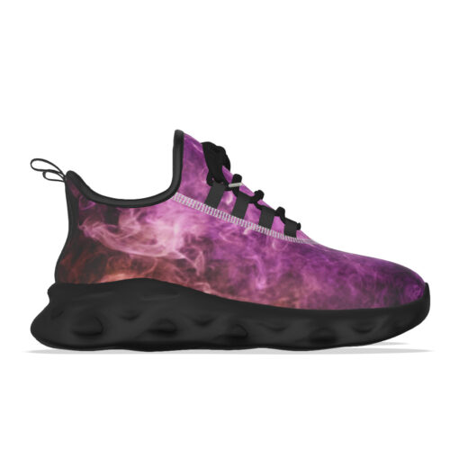 Violet Yellow Cloud Smoke Sports Shoes - Image 6