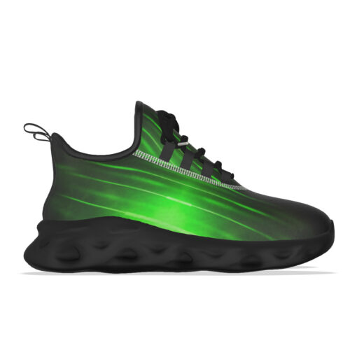 Red Green Smoke Neon Light Sports Shoes - Image 6