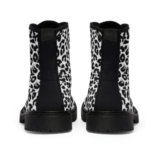 Snow Leopard Canvas Boots - Image 5