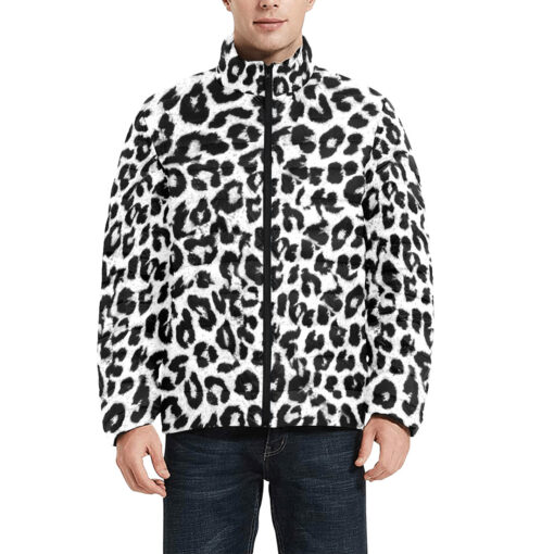 Snow Leopard Men's Padded Jacket - Image 3