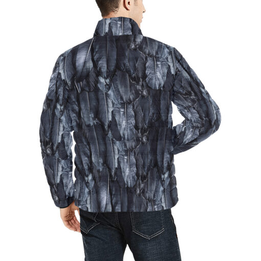 Raven Plumage Men's Padded Jacket - Image 4