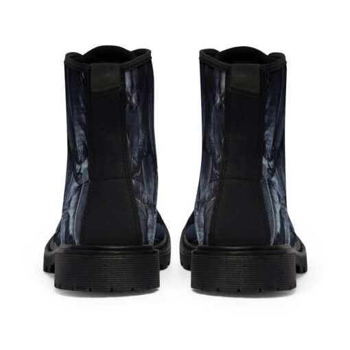 Raven Plumage Canvas Boots - Image 5