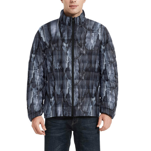 Raven Plumage Men's Padded Jacket - Image 3