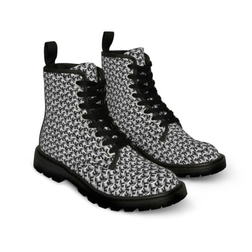 Chain Mail Armor Canvas Boots