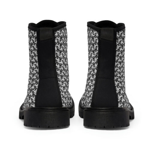 Chain Mail Armor Canvas Boots - Image 5