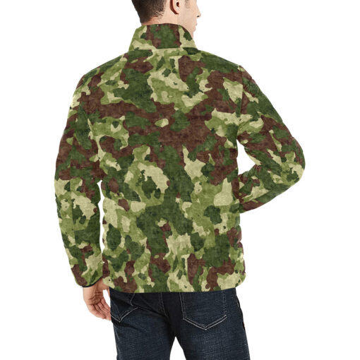 Camouflage Men's Padded Jacket - Image 4