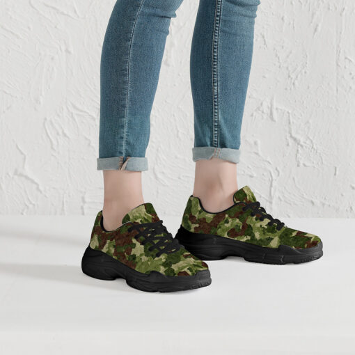 Green Camouflage Running Shoes - Image 6