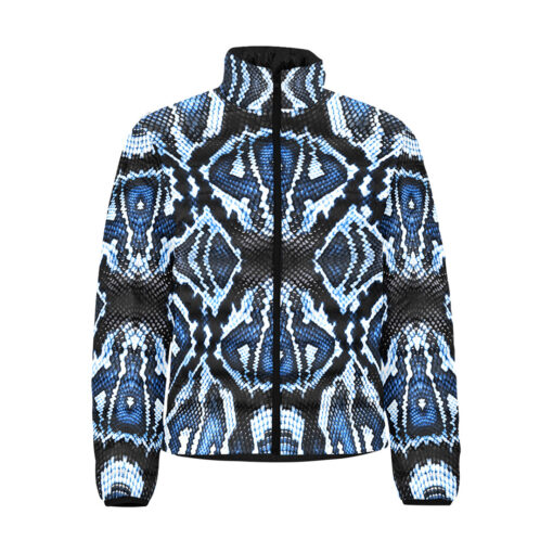 Blue Snake Men's Padded Jacket