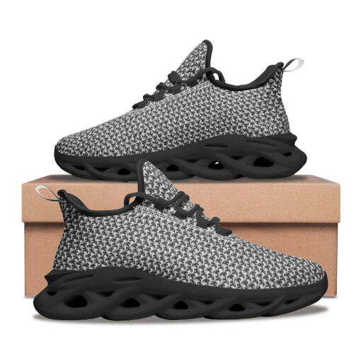 Chainmail Pattern Sports Shoes - Image 2